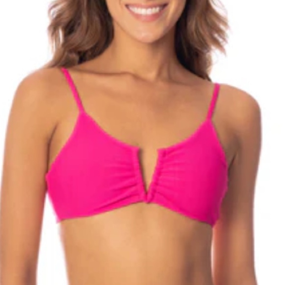 MAAJI Hot Magenta Adhara V Wire Bralette Reversible Bikini Top SZ S NWT